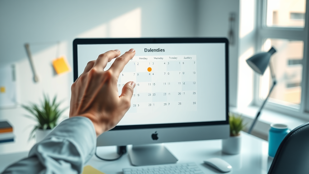 Digital calendar highlighting key medicare open enrollment 2026 dates and deadlines